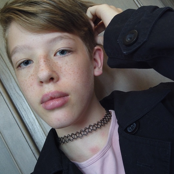 Black tattoo choker necklace <3 - Picture 3 of 4